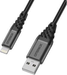 OtterBox 78-52644 USB-A Apa 2.0 - Lightning Apa Adat és Töltőkábel - 2 m, Fekete