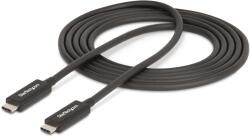 StarTech A40G2 mB-TB4-CABLE USB-C/Thunderbolt Apa - USB-C/Thunderbolt Apa 4.0 Adat és Töltőkábel - 2 m, Fekete