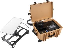B&W International Outdoor Cases starlink. case 1500 (mobile solution with battery), desert tan