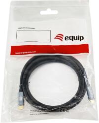 Equip USB-C Apa - USB-C Apa 3.2 Adatkábel - 2 m, Fekete (128357)