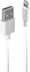 Lindy USB Apa - Lightning Apa Adat- és Töltőkábel - 1 m, Fehér (31326)