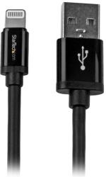 StarTech USBLT2 mB Lightning - USB 2.0 A Apa - Apa Kábel - 2 m, Fekete