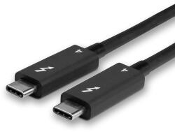 Lindy 31121 Thunderbolt 4 Apa - Thunderbolt 4 Apa Adat és Töltő Kábel - 2 m, Fekete (31121)