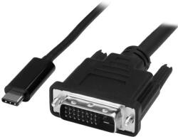 StarTech CDP2DVIMM1 mB USB-C - DVI Összekötő Kábel - 1 m, Fekete