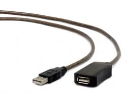 Proconnect USB-A Apa - USB-A Anya 2.0 Aktív Hosszabbító Kábel - 24 m, Fekete