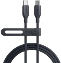 Anker 544 Bio-Nylon USB-C Apa - USB-C Apa 2.0 Adat és Töltő Kábel - 1.8 m, Fekete