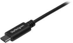 StarTech USB2AC1 m USB 2.0 C - USB A Adatkábel - 1 m, Fekete