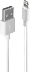 Lindy USB Apa - Lightning Apa Adat- és Töltőkábel - 2 m, Fehér (31327)