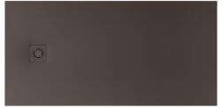 Roca Terra-N Stonex zuhanytálca 120x90 cm csúszásgátló felülettel és lefolyóval, kávé APA014B038401660 (APA014B038401660)