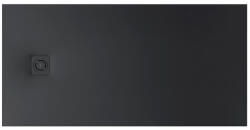 Roca Terran-N Stonex zuhanytálca 140x70 cm csúszásgátló felülettel és lefolyóval, fekete APA015782BC01400 (APA015782BC01400)