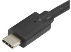 Equip 133468 USB-C - DVI-D Dual-Link Kábel Apa/Apa - 1.8 m, Fekete
