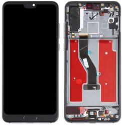 P4-02351WQK Huawei P20 Pro kék OLED LCD kijelző érintővel kerettel előlap (P4-02351WQK)