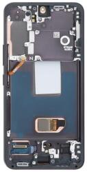 NBA001LCD1011200276622231 Samsung Galaxy S22 5G SM-S901B USA ver OLED kijelző érintővel Fekete kerettel, előlap (NBA001LCD1011200276622231)