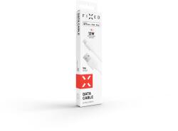 FIXED Kábel USB-A Apa - Lightning Apa Adat és Töltőkábel - 1 m, Fehér (FIXD-UL-WH)