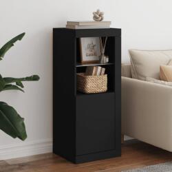 vidaXL fekete tálalószekrény LED-világítással 41 x 37 x 100 cm (836645)