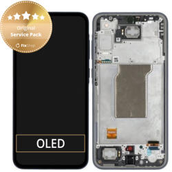 Samsung Galaxy A35 A356B - Ecran LCD + Sticlă Tactilă + Ramă (Awesome Navy) - GH82-34223A Genuine Service Pack, Awesome Navy
