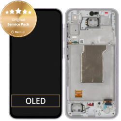 Samsung Galaxy A35 A356B - Ecran LCD + Sticlă Tactilă + Ramă (Awesome Lilac) - GH82-34221C Genuine Service Pack, Awesome Lilac