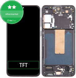 Samsung Galaxy S23 Plus S916B - Ecran LCD + Sticlă Tactilă + Ramă (Phantom Black) TFT, Phantom Black