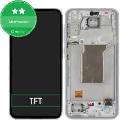Samsung Galaxy A35 A356B - Ecran LCD + Sticlă Tactilă + Ramă (Awesome Lilac) TFT, Awesome Lilac