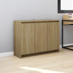 vidaXL sonoma tölgy színű szerelt fa tálalószekrény 102 x 33 x 75 cm (809776)