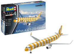 Revell Airbus A321-200 Condor 1: 144 makett repülő (03788) (03788)