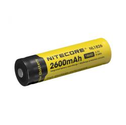 NITECORE 18650 3, 7V 2600mAh védett Li-Ion akkumulátor (NL1826)