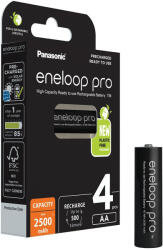 Panasonic Eneloop Pro AA 2500 mAh NiMH akkumulátor BK-3HCDE/4BE x 4 db (PS-BK-3HCDE-4BE)