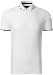 MALFINI Pique férfi galléros póló Perfection Plain - Fehér | S (2510013)