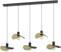 EGLO 390396 Saceda függeszték, fekete, E27 foglalattal, max. 5x40W, IP20 (390396)