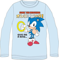 E plus M Sonic a sündisznó Ring gyerek hosszú ujjú póló, felső 140 cm NET85EMM5202109A140 (NET85EMM5202109A140)