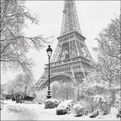 Ambiente Winter in Paris papírszalvéta 33x33cm, 20db-os