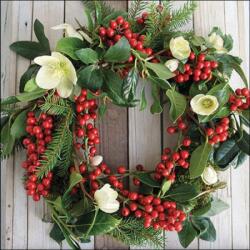 Ambiente Handmade wreath papírszalvéta 33x33cm, 20db-os
