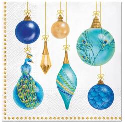 PAW Peacock Collection papírszalvéta 33x33cm, 20 db-os