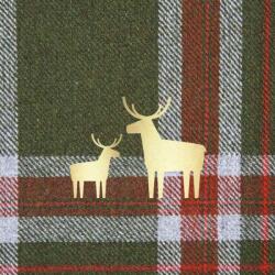 PPD Check and Deer papirszalvéta 33x33cm, 20db-os