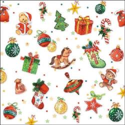Ambiente Tree Decorations Papírszalvéta 33x33 cm, 20 db-os