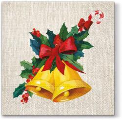 PAW Jingle Bells papírszalvéta 33x33cm, 20 db-os