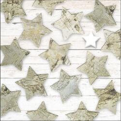 Ambiente Birch Stars papírszalvéta 33x33cm, 20 db-os