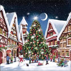 Ambiente Christmas market papírszalvéta 33x33cm, 20db-os - szep-otthon