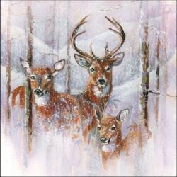 Ambiente Wilderness Stag papírszalvéta 33x33cm, 20 db-os