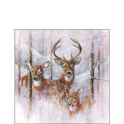 Ambiente Wilderness Stag papírszalvéta 25x25cm, 20 db-os