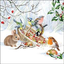 Ambiente Winter Treat papírszalvéta 33x33cm, 20 db-os