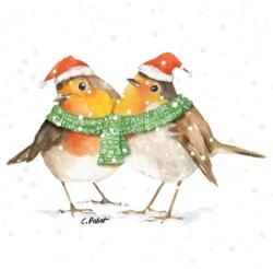 PPD Frida & Fritz Winter papírszalvéta 33x33cm, 20db-os - szep-otthon