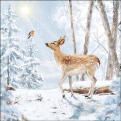 Ambiente Meeting in winterworld papírszalvéta 33x33cm, 20db-os - szep-otthon