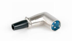 Master Audio Конектор Master Audio XLR-M3, Мъжки XLR, Г-образен (XLR-M3)