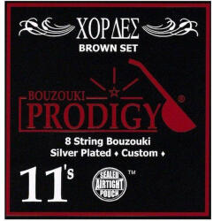 Prodigy Brown Silver Custom, Струни за бузуки 11-28 (PDG-BROWN)