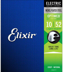 Elixir 19077 OPTIWEB Light/Heavy, Струни за електрическа китара 10-52 (OW10-52E)
