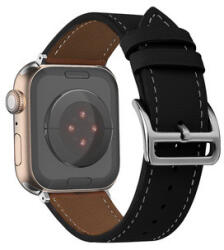 iprofix Apple Watch Bőr szíj Apple Watch szíj 42/ 44/ 45/ 46 /49 mm - fekete (ipro-531950)