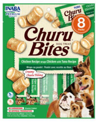 Inaba Foods INABA Churu Rolls, XS-XL, Pui și Ton, plic, tub recompense fără cereale câini, 56g