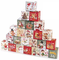 Decorer Set 24 cutii pentru Calendar Advent 7x7x7 cm (A12.22.38)