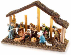 Decorer Figurina religioasa polirasina multicolora cu led 25x9x16 cm (A55.38.71)